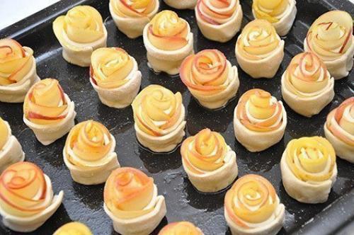 Розы из яблок в тесте. 07 Розы из яблок в тесте. 07