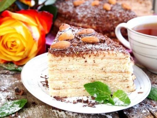 Сметанный торт на сковороде.

