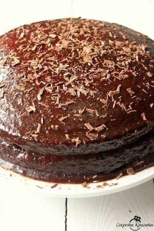Вкусненький шоколадный торт в ГЛАЗУРИ?