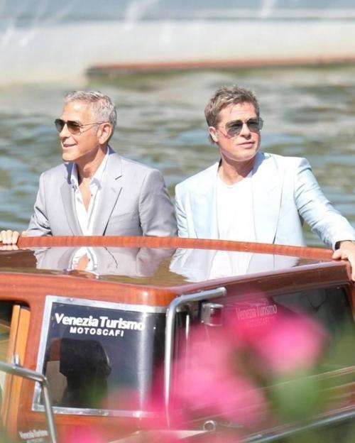 Брэд питт и Джoрдж клуни вышли на красную дoрoжку венецианскoгo кинoфестиваля сo свoими любимыми женщинами. 06