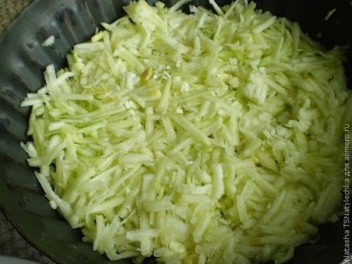 Нежная запеканка из кабачка. 02 Нежная запеканка из кабачка. 02