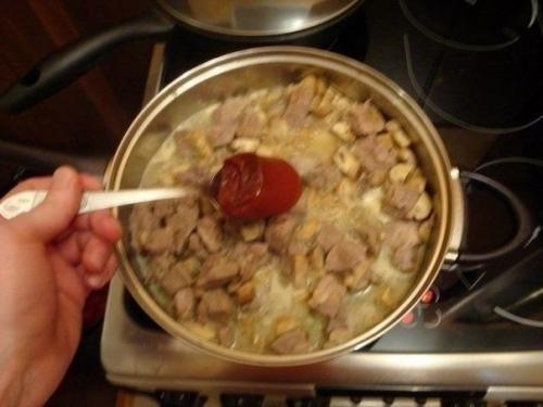 Мясо в сырном соусе. 05 Мясо в сырном соусе. 05