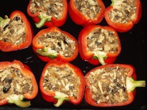 Перцы, фаршированные курицей и грибами. 07 Перцы, фаршированные курицей и грибами. 07