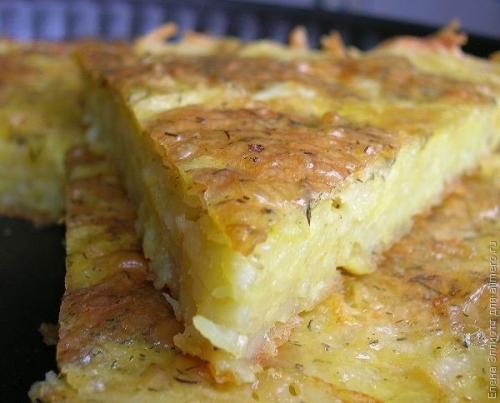 Запеканка из тертого картофеля с сыром и чесноком? 04 Запеканка из тертого картофеля с сыром и чесноком? 04