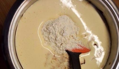 Фондан шоколадный.  Ингредиенты: 04