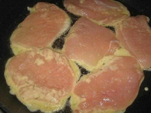 Куриные отбивные в кляре с сыром. 02 Куриные отбивные в кляре с сыром. 02