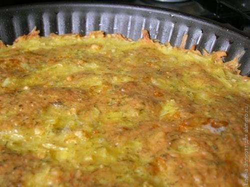 Запеканка из тертого картофеля с сыром и чесноком? 03 Запеканка из тертого картофеля с сыром и чесноком? 03