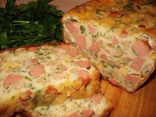 Мясной кекс.  Ингредиенты: