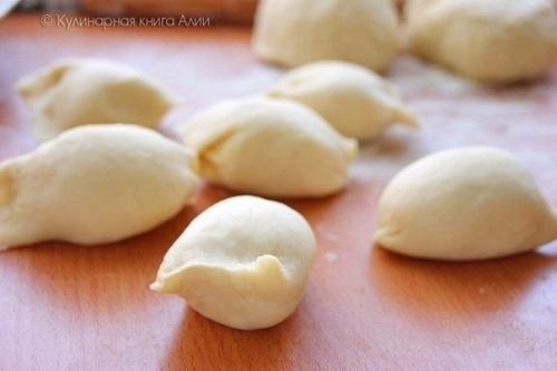 Пирожки - малышки Слоеные скороспелые. 05