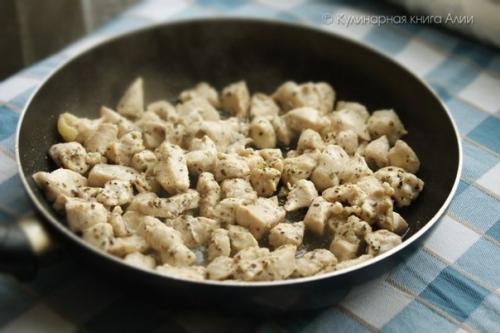 Салат с кукурузкой и курицей. 02 Салат с кукурузкой и курицей. 02