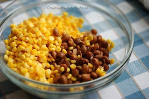 Салат с кукурузкой и курицей. 01 Салат с кукурузкой и курицей. 01