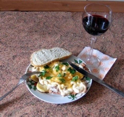 Мясо по - французки.