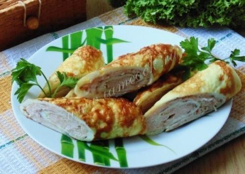 Бризоли.  Ингредиенты:  - Яйцо куриное - 3 штуки;.