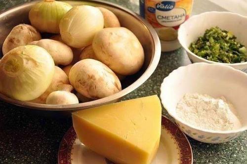 Жульен из шампиньонов. 02 Жульен из шампиньонов. 02