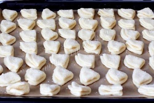 Творожное печенье Уголки. 07