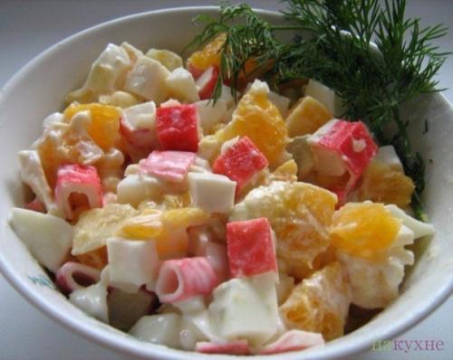 Топ - 6 рецептов с крабовыми палочками.