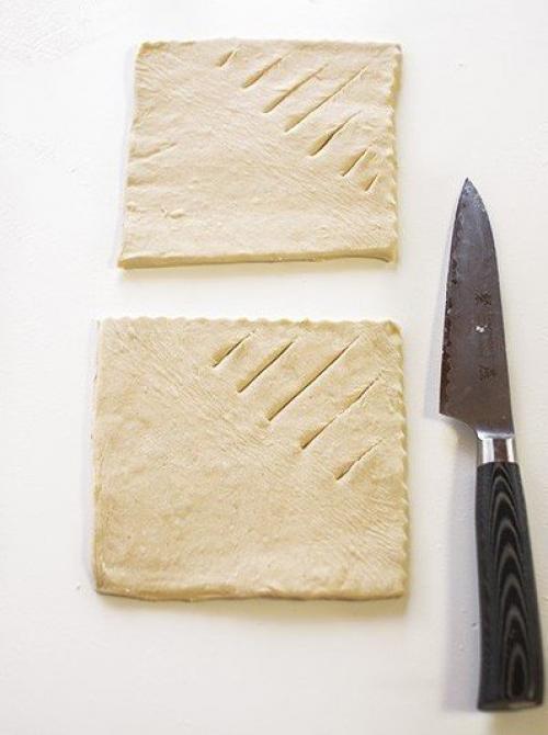 Слойки с вишней. 03