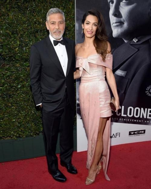 Стильные и утонченные Джордж и Амаль клуни. 04