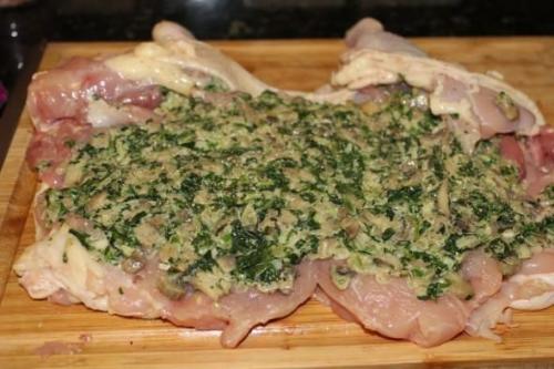 Праздничная фаршированная курица без костей. 03 Праздничная фаршированная курица без костей. 03