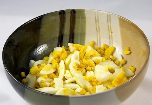 Салат с яйцом и ветчиной. 03 Салат с яйцом и ветчиной. 03