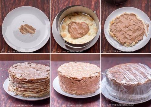 Торт микадо.   Торт с тоненькими сметанными коржами и невероятно вкусным кремом с вареной сгущенкой и шоколадным заварным кремом. 05 Торт микадо.   Торт с тоненькими сметанными коржами и невероятно вкусным кремом с вареной сгущенкой и шоколадным заварным кремом. 05