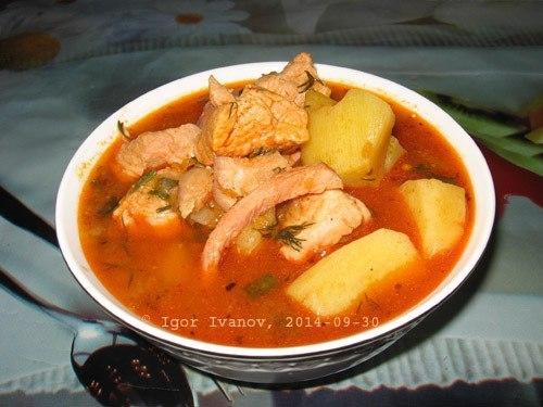 Жаркое по-уральски. Очень вкусно и очень сытно! Жаркое по-уральски. Очень вкусно и очень сытно!