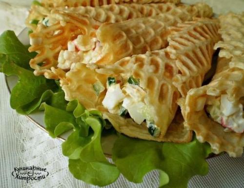 Топ - 6 рецептов с крабовыми палочками. 05