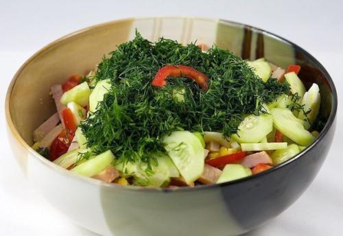 Салат с яйцом и ветчиной. 07 Салат с яйцом и ветчиной. 07