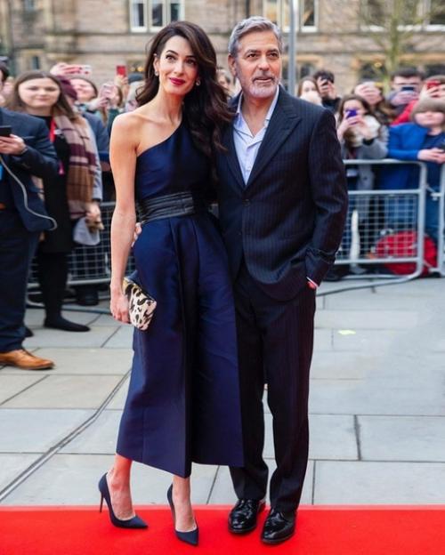 Стильные и утонченные Джордж и Амаль клуни. 01