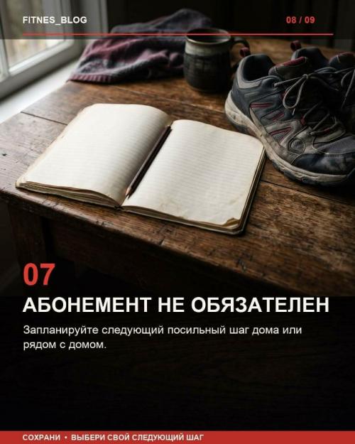 Семь простых фактов о движении без обещаний быстрых результатов. 07