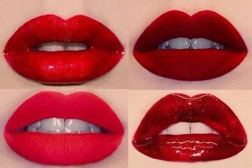 Как наносить красную помаду?
