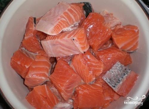 Шашлык из лосося. 04 Шашлык из лосося. 04