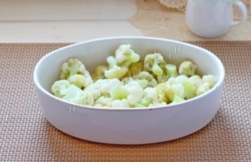 Запеканка из цветной капусты и курицы. 03 Запеканка из цветной капусты и курицы. 03