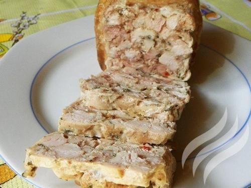Ветчина куриная рубленая по-домашнему. Ветчина куриная рубленая по-домашнему.