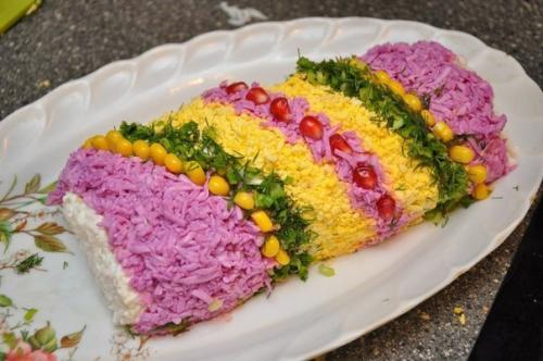 Обязательно сохраните?   Подборка 10 праздничных нарядных салатов: 09