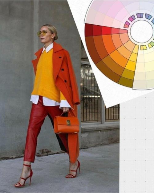 Самые красивые цветовые сочетания аналоговые. 07
