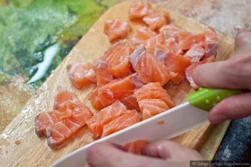 Пирог с семгой, брынзой и шпинатом. 02 Пирог с семгой, брынзой и шпинатом. 02