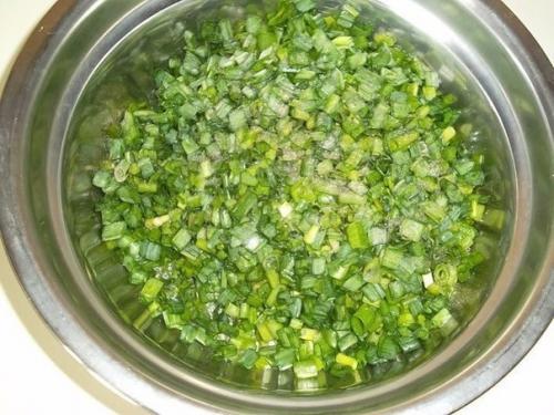 Заливной пирог с зелёным луком и яйцом. 03 Заливной пирог с зелёным луком и яйцом. 03