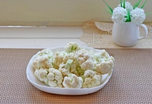 Запеканка из цветной капусты и курицы. 02 Запеканка из цветной капусты и курицы. 02