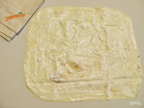 Рулет из лаваша на новый год. 02