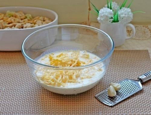 Запеканка из цветной капусты и курицы. 08 Запеканка из цветной капусты и курицы. 08