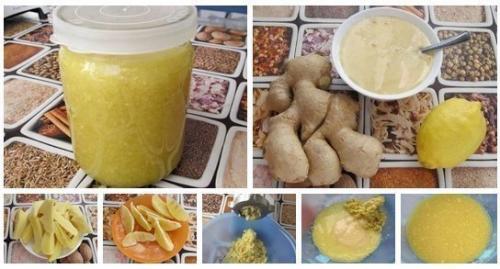Имбирь с лимоном и мёдом (рецепт здоровья).