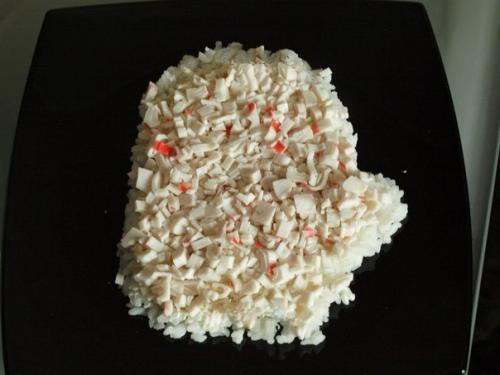 Салат Варежка Деда Мороза. 03 Салат Варежка Деда Мороза. 03