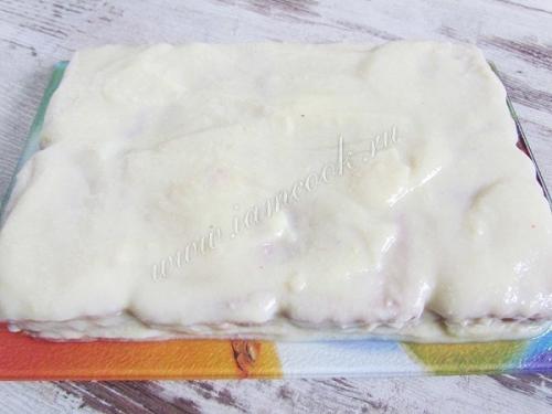 Торт из печенья с заварным кремом. 08 Торт из печенья с заварным кремом. 08