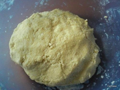 Песочный ягодный пирог со сметанной заливкой. 01