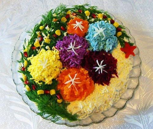 9 рецептов красивых салатов к новому году 2018? 04 9 рецептов красивых салатов к новому году 2018? 04
