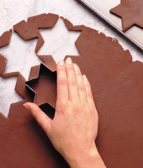 Новогоднее печенье Снежинки из Шоколада. 03 Новогоднее печенье Снежинки из Шоколада. 03