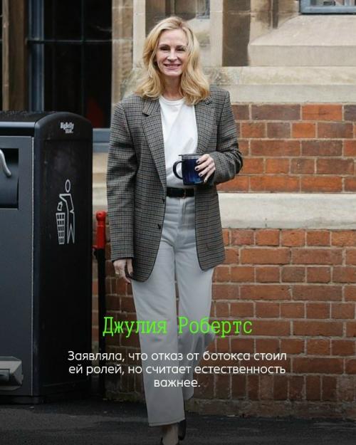 В голливуде не все гонятся за ботоксом и подтяжками: есть актёры и актрисы, которые сознательно выбирают стареть естественно. 07