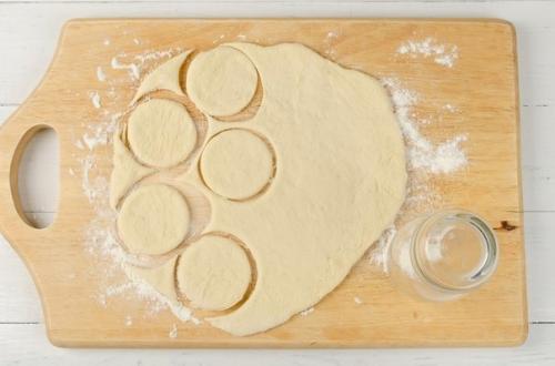 Пирог с мясом Хризантема. 04 Пирог с мясом Хризантема. 04