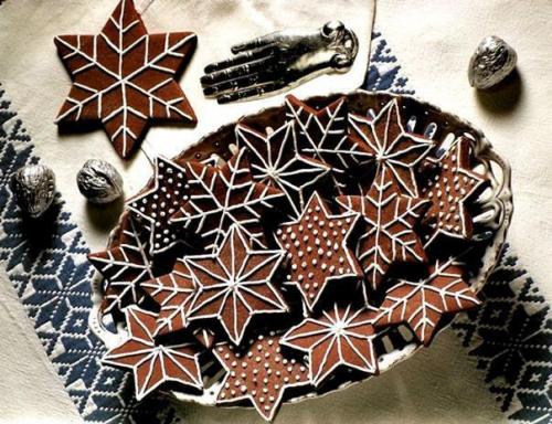 Новогоднее печенье Снежинки из Шоколада. Новогоднее печенье Снежинки из Шоколада.